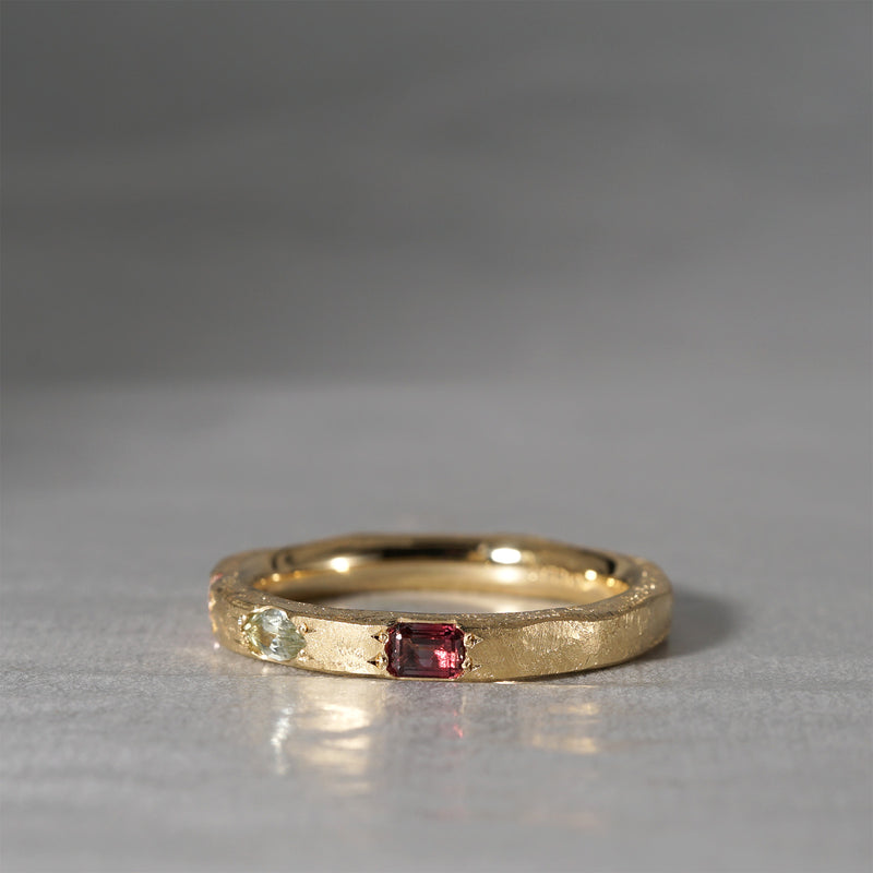 【-12/28 期間限定】GICLAT /  Camino [K18YG / Bicolor Sapphire x Montana Sapphire x Paparadscha Sapphire] GLR904