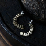 wada maki / 時の重なりピアス brass