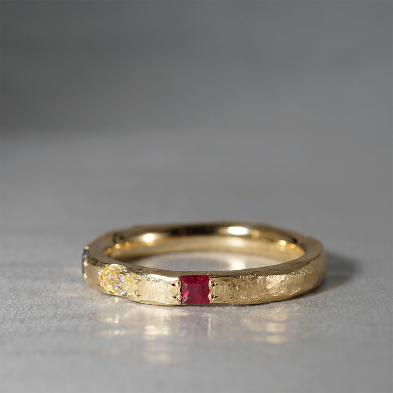 【-12/28 期間限定】GICLAT /  Camino [K18YG / Ruby x Yellow Dia x Alexandrite] GLR821