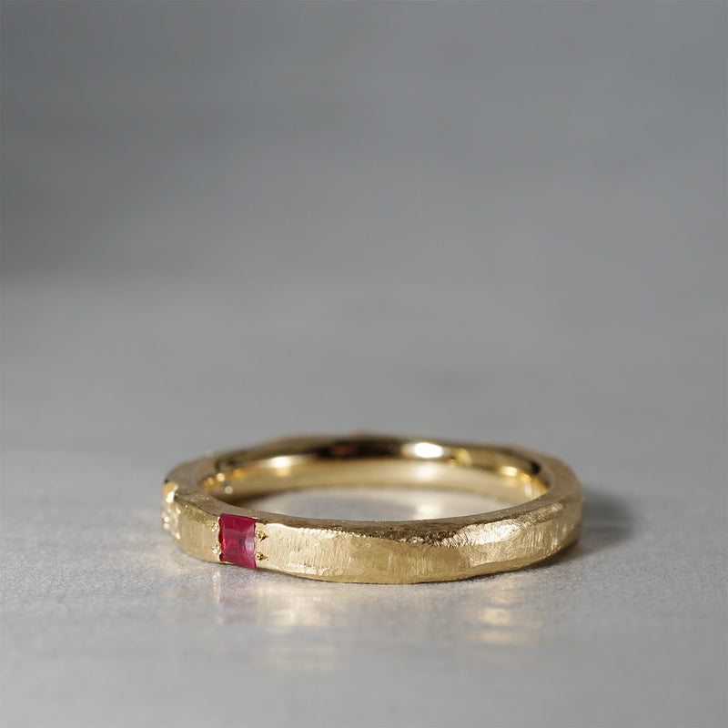 【-12/28 期間限定】GICLAT /  Camino [K18YG / Ruby x Yellow Dia x Alexandrite] GLR821