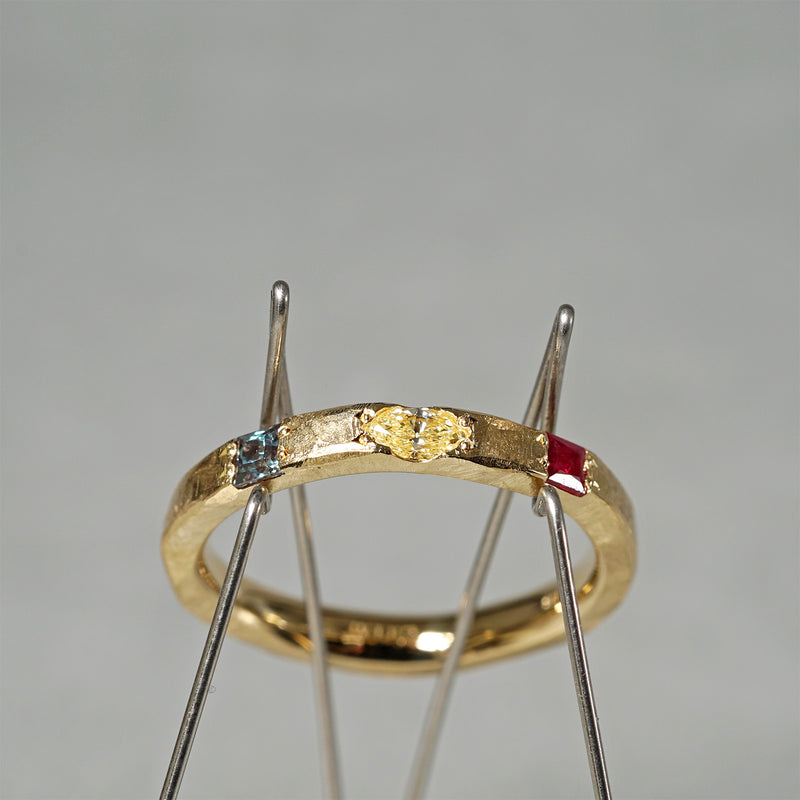 【-12/28 期間限定】GICLAT /  Camino [K18YG / Ruby x Yellow Dia x Alexandrite] GLR821