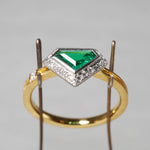[5/3-5/25 Limited time only] 19un-neuf / Tsukinomichi Ring Emerald CR43115