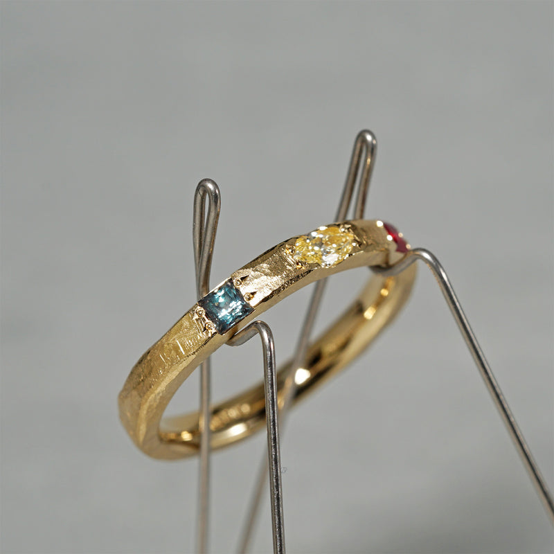 【-12/28 期間限定】GICLAT /  Camino [K18YG / Ruby x Yellow Dia x Alexandrite] GLR821