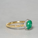 [5/3-5/25 Limited time only] 19un-neuf / Lotus Ring Emerald CR05814