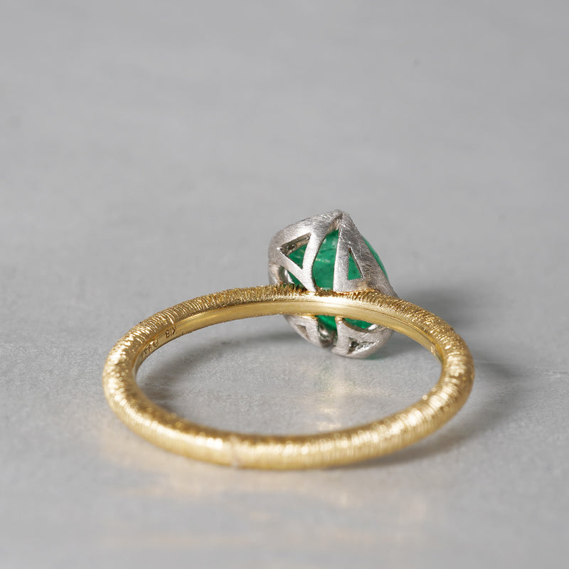 [5/3-5/25 Limited time only] 19un-neuf / Lotus Ring Emerald CR05814