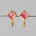 bohem x Takaoka Lacquerware x Fuligoshed / Mother-of-pearl earrings D (bom-69E)