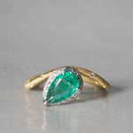 [5/3-5/25 Limited time only] 19un-neuf / Lotus Ring Emerald CR09812