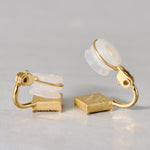 bohem x Takaoka Lacquerware x Fuligoshed / Mother-of-pearl earrings D (bom-69E)