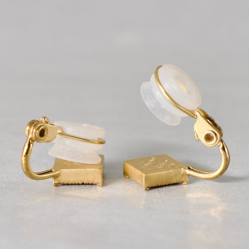 bohem x Takaoka Lacquerware x Fuligoshed / Mother-of-pearl earrings D (bom-69E)