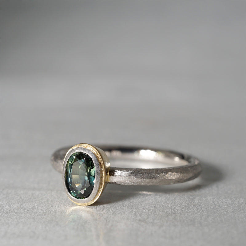 【-12/28 期間限定】GICLAT /  K18YG/Pt900 x  Bicolour sapphire　GLR260　