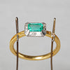 [5/3-5/25 Limited time only] 19un-neuf / Tsukinomichi Ring Emerald CR0611