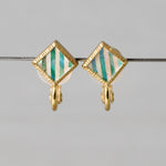 bohem x Takaoka Lacquerware x Fuligoshed / Mother-of-pearl earrings E (bom-69E)