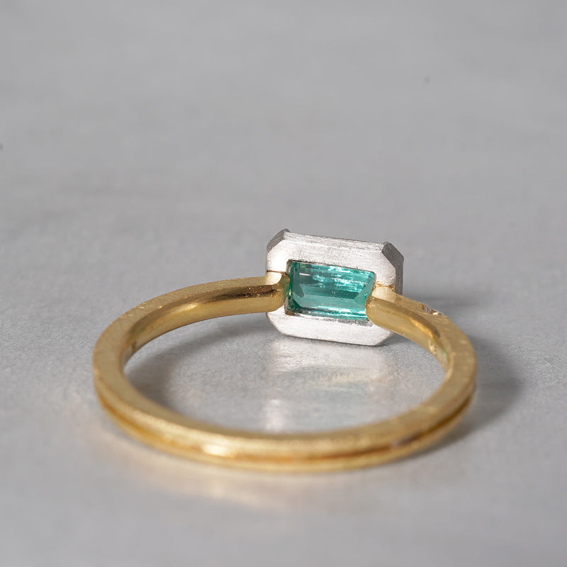 [5/3-5/25 Limited time only] 19un-neuf / Tsukinomichi Ring Emerald CR0611