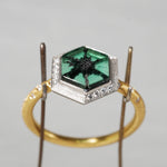 [5/3-5/25 Limited time only] 19un-neuf / Bohemian Ring Emerald CR04212
