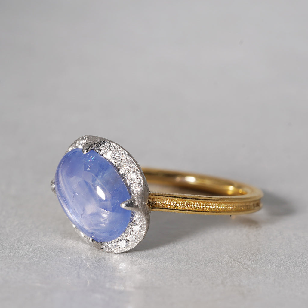 [5/3-5/25 Limited time only] 19un-neuf / Lotus Ring Star Sapphire CR08912