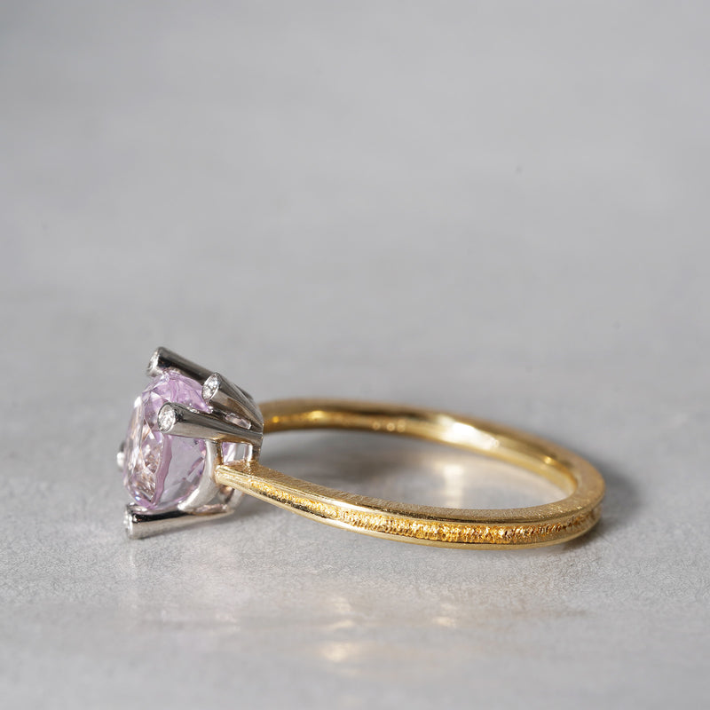 [5/3-5/25 Limited time only] 19un-neuf / Morning dew Ring Kunzite CR09512
