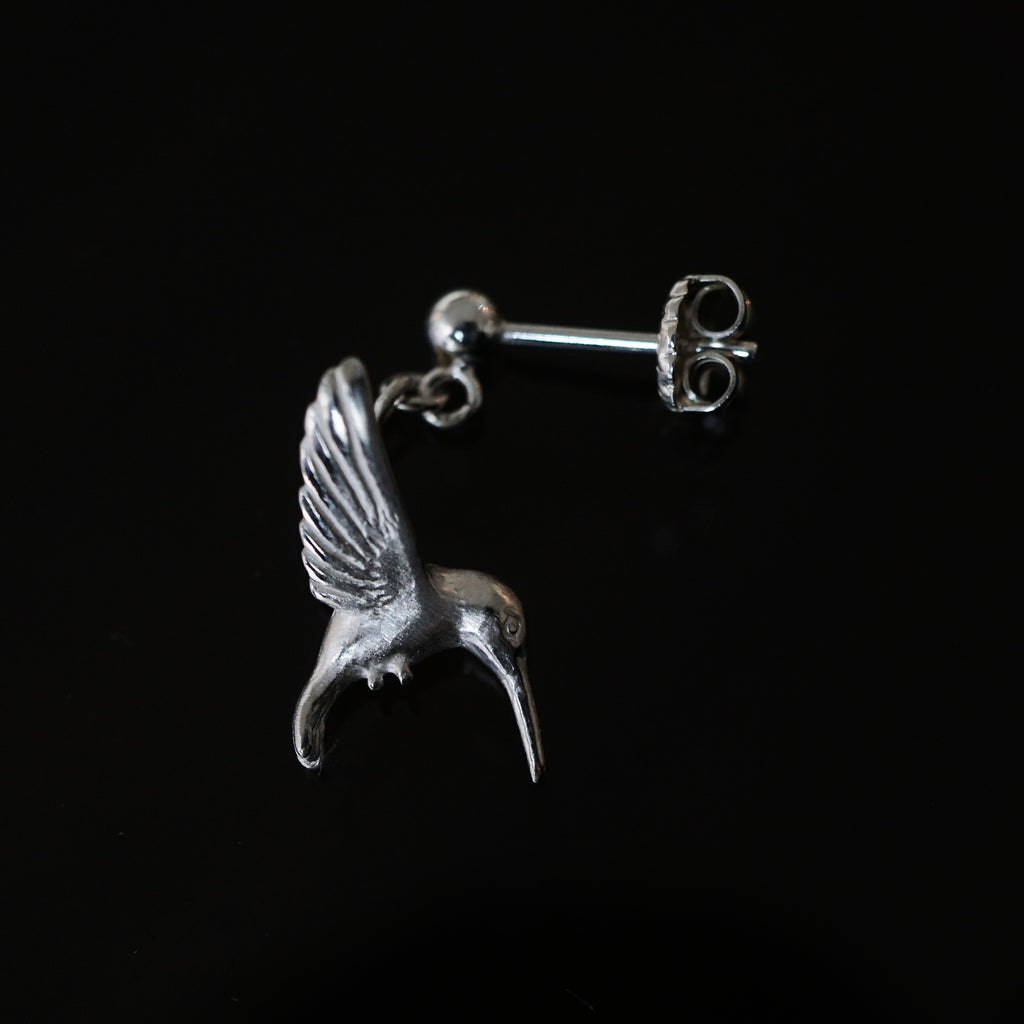 COCOON Hummingbird Pierce Silver (Pair)