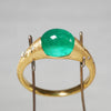 [5/3-5/25 Limited time only] 19un-neuf / Handsome Ring Emerald cat's eye CR09613