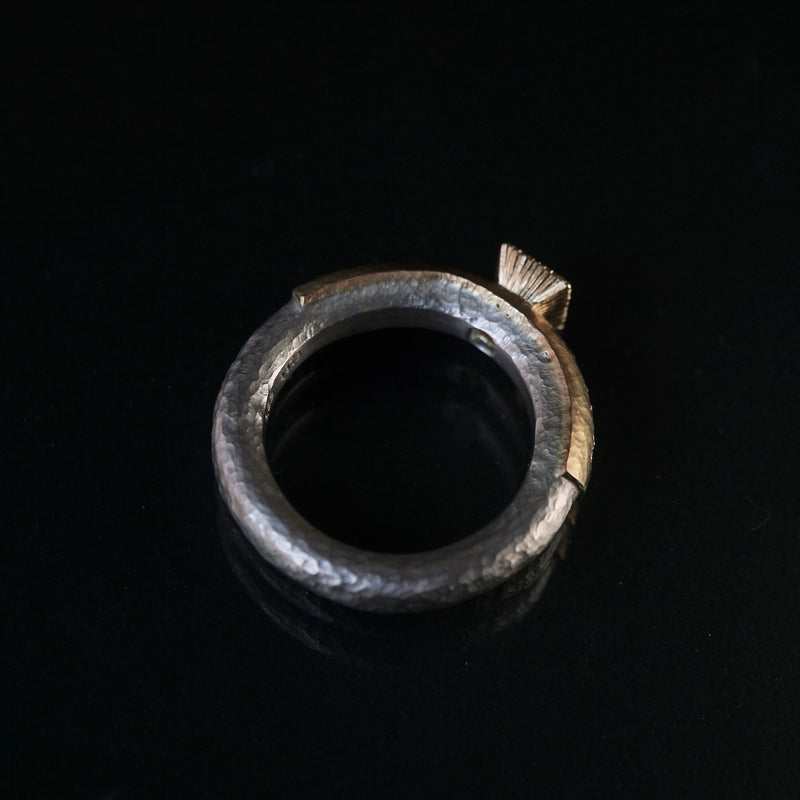 GERMEDEUR / Round Two Tone Ring – Fuligo / Fuligoshed