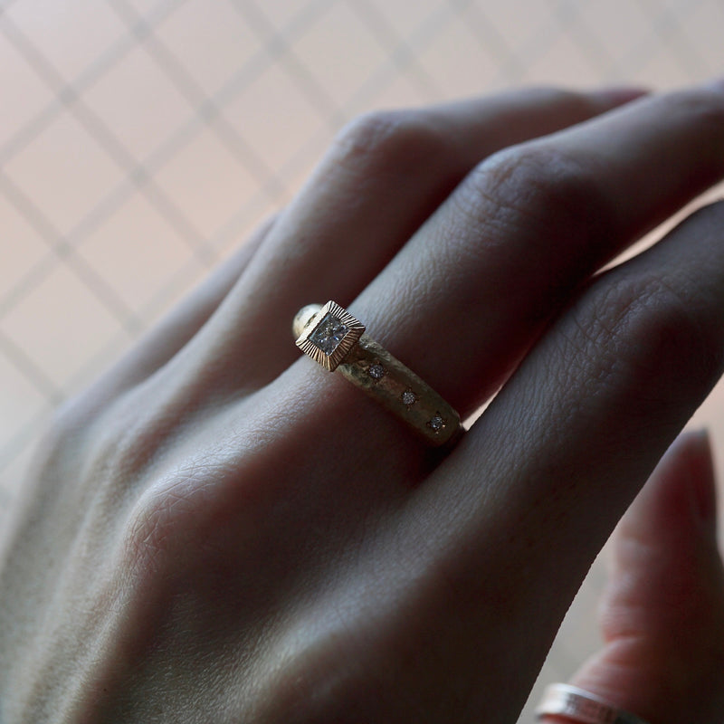 GERMEDEUR / Round Two Tone Ring – Fuligo / Fuligoshed
