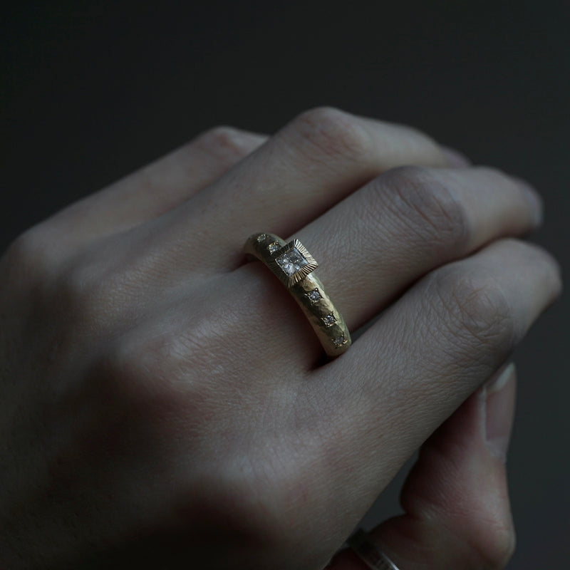 GERMEDEUR / Round Two Tone Ring – Fuligo / Fuligoshed