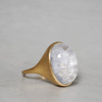 MOEMI SUGIMURA / Dumortierite in quartz ring RGIM24-DO56