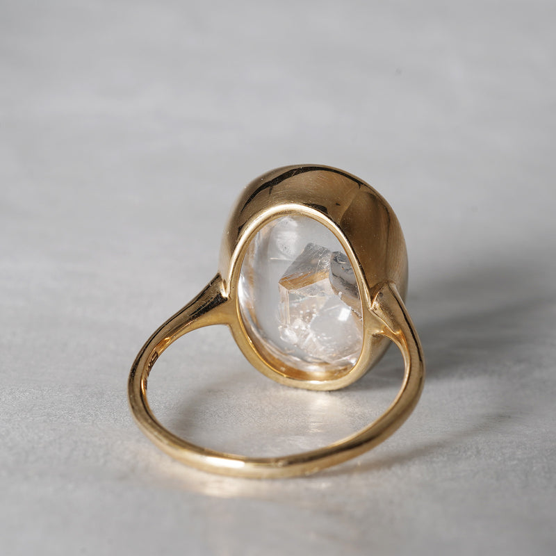 MOEMI SUGIMURA / Quartz In-quartz Ring 202303B-FRPL-014