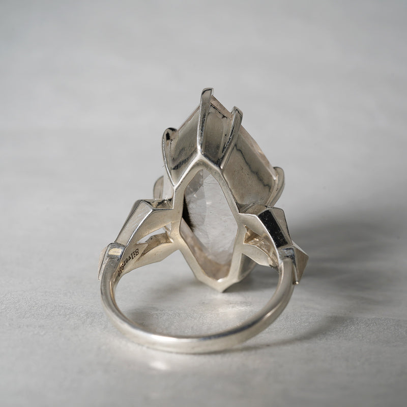 MOEMI SUGIMURA / Platinum Narcil Quartz Ring RGCN25-ID254