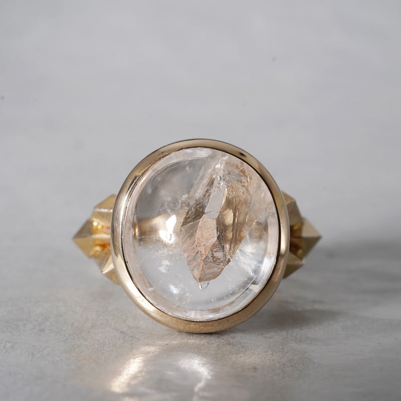 MOEMI SUGIMURA / Quartz In-quartz Ring RGCR25-CH161