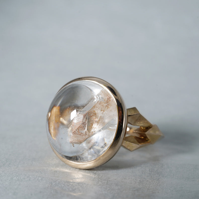 MOEMI SUGIMURA / Quartz In-quartz Ring RGCR25-CH161