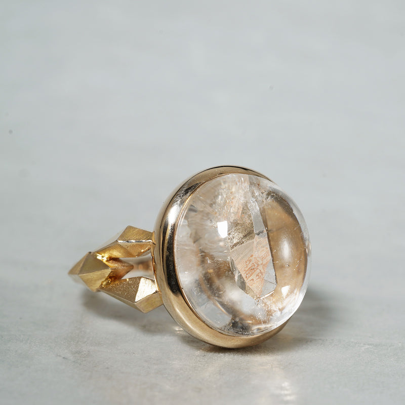 MOEMI SUGIMURA / Quartz In-quartz Ring RGCR25-CH161