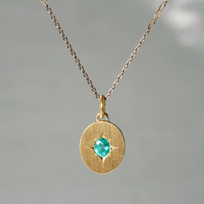 [-12/28 limited time] GICLAT / K18YG/silver x Paraiba Tourmaline 0.132ct GLN915