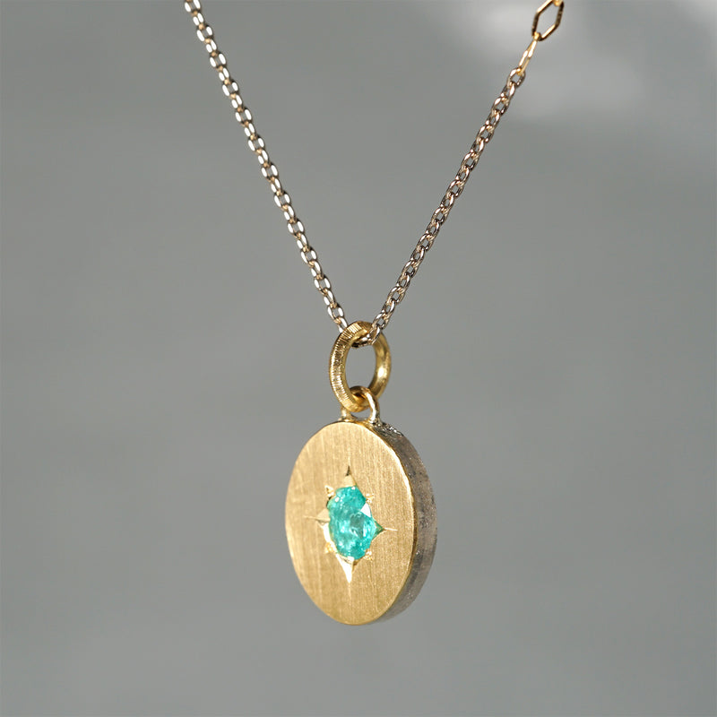 [-12/28 limited time] GICLAT / K18YG/silver x Paraiba Tourmaline 0.132ct GLN915