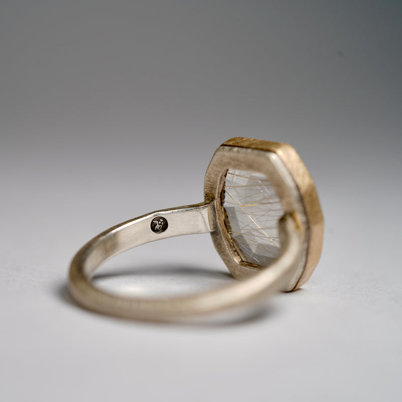 LOISTO/portrait stone ring No.2