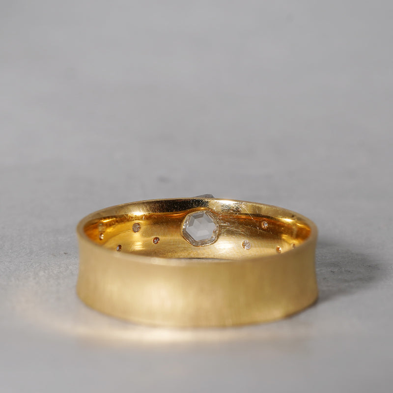 [5/3-5/25 Limited time only] 19un-neuf / Limited Hexagon Ring Doiamond SDR16125