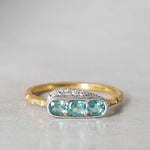 [5/3-5/25 Limited time only] 19un-neuf / Trois ring Grandidierite CR07912