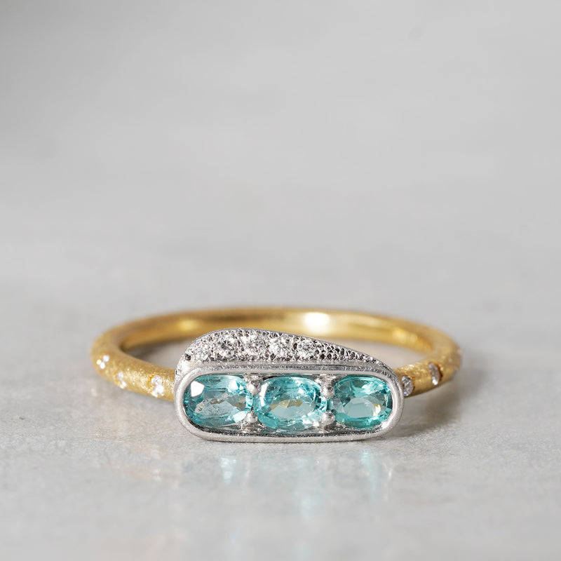 [5/3-5/25 Limited time only] 19un-neuf / Trois ring Grandidierite CR07912