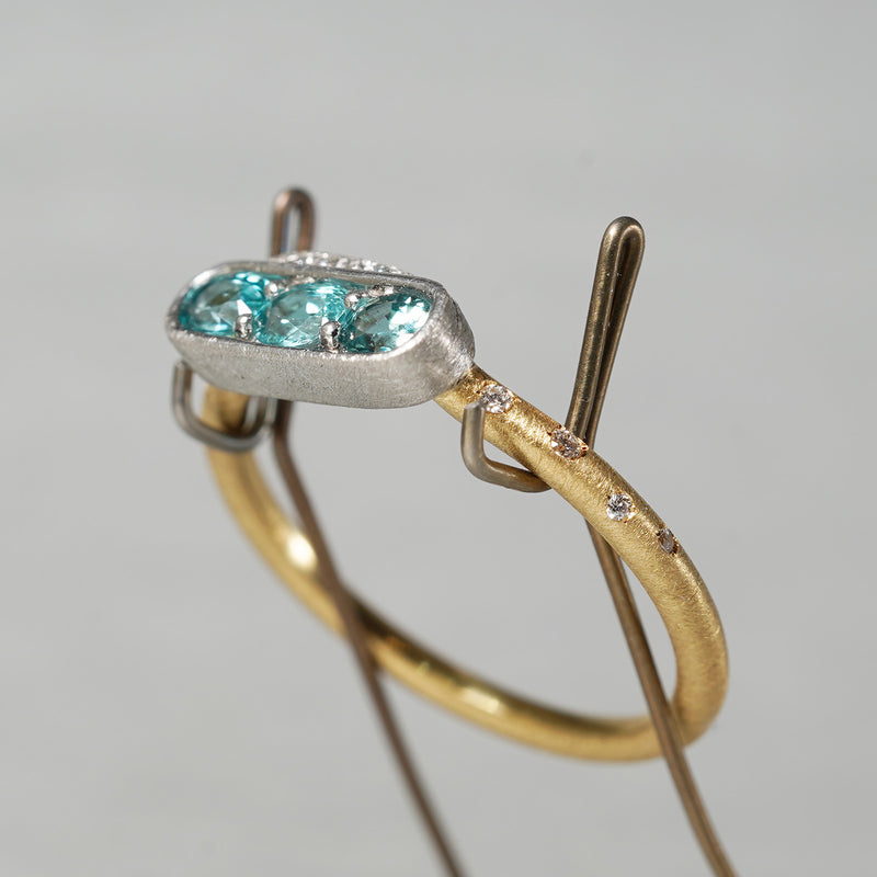 [5/3-5/25 Limited time only] 19un-neuf / Trois ring Grandidierite CR07912