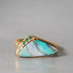 [5/3-5/25 Limited time only] 19un-neuf / Coral Reef Ring Boulder Opal OPR00816