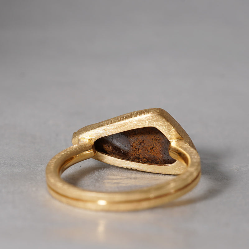 [5/3-5/25 Limited time only] 19un-neuf / Coral Reef Ring Boulder Opal OPR00816