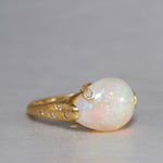 [5/3-5/25 Limited time only] 19un-neuf / Mermaid's Tear Ring Wood opal OPR2811