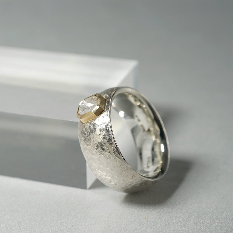 【-12/28 期間限定】GICLAT /  K18YG/silver x Diamond　GLR405