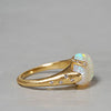 [5/3-5/25 Limited time only] 19un-neuf / Mermaid's Tear Ring Wood opal OPR2811