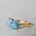 [5/3-5/25 Limited time only] 19un-neuf / Dancing Light Ring Boulder Opal OPR04113