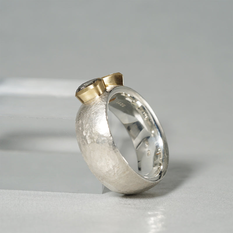 【-12/28 期間限定】GICLAT /  K18YG/silver x Diamond　GLR856