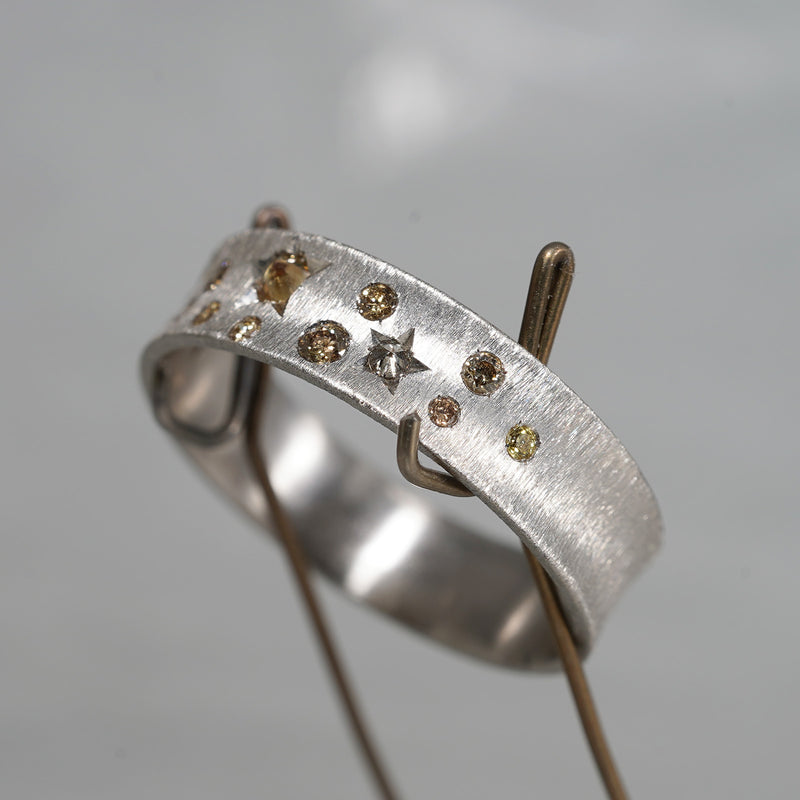 [5/3-5/25 Limited time only] 19un-neuf / Starry Night Ring Brown Diamond AR07713
