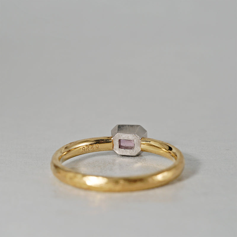 【-12/28 期間限定】GICLAT /  K18YG/Pt900 x Padparachia Sapphire　GLR311