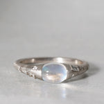 [5/3-5/25 Limited time only] 19un-neuf / Handsome Ring WhiteLabradorite CR03712