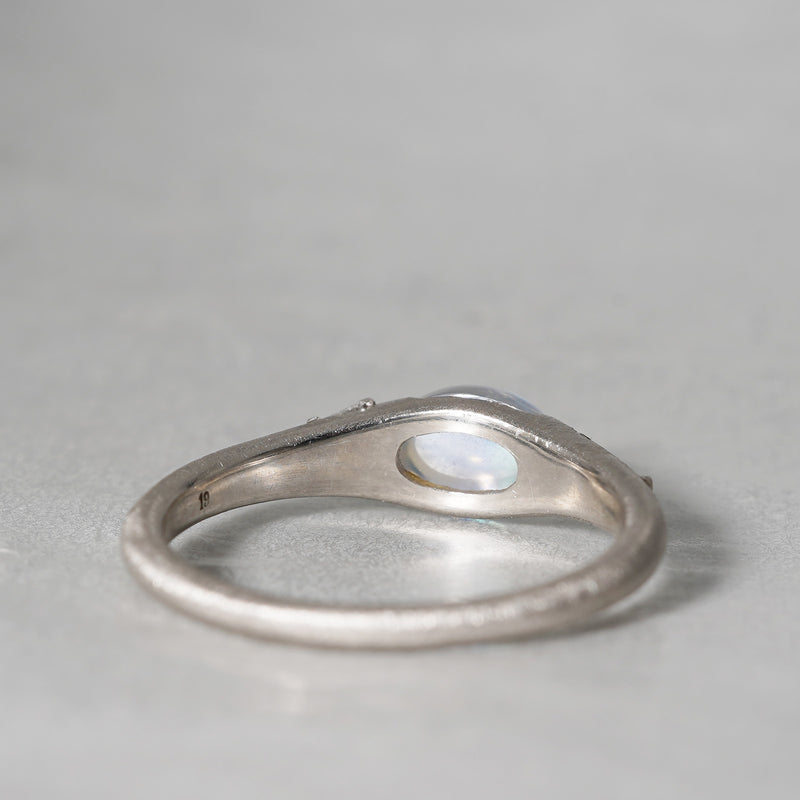 [5/3-5/25 Limited time only] 19un-neuf / Handsome Ring WhiteLabradorite CR03712