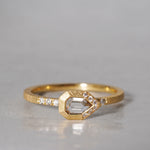 [5/3-5/25 Limited time only] 19un-neuf / Limited Edgey Ring Dia AR01712